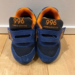 New Balance 996 ベビーシューズ ネイビー　12センチの画像