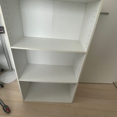 カラー　ボックス　棚　白　ラック　フリー