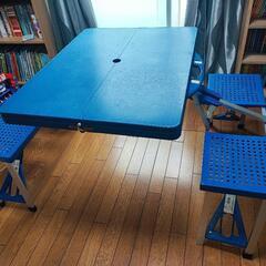 キャンプテーブル(85cm ×65cm) タープテント2m ×2m キャンプの画像