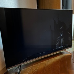 43型液晶テレビ　2021年製　ジャンク  リモコン付き