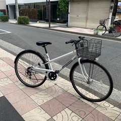 ⭐︎美品⭐︎　クロスイーグル 白 クロスバイク　27インチ　6速...