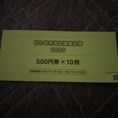 千歳市民応援商品券