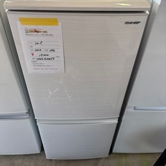 【137L】SHARP シャープ 冷凍冷蔵庫 SJ-D14F-W...