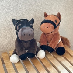 競馬　競走馬　ぬいぐるみ