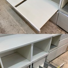 【愛品館 江戸川店 】3枚スイング扉 キッチンボード AYANO（綾野製作所）の画像