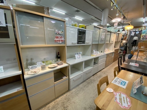 【愛品館 江戸川店 】3枚スイング扉 キッチンボード AYANO（綾野製作所）