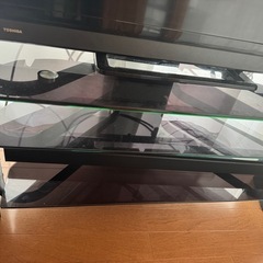 東芝 液晶テレビ32型 テレビ台付の画像