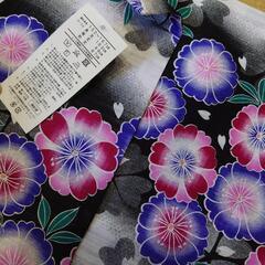 新品　浴衣　ブラック系の画像
