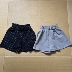 130〜140のキュロットパンツ