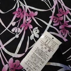 新品　浴衣　ブラック系の画像