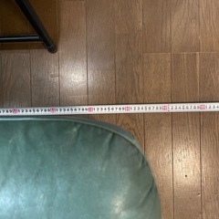 【無料&先着順】レザーor合皮　ソファ グリーン  の画像