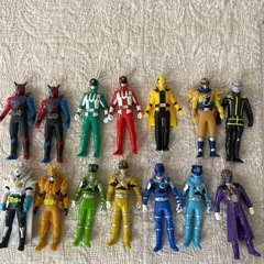 戦隊ヒーロー　ソフビ　