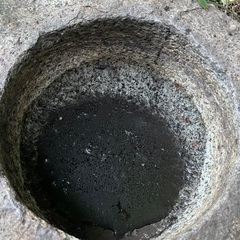 本物　☆☆　天然石　花崗岩のつくばい　☆☆　の画像