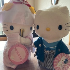 キティとダニエルの結婚式ぬいぐるみ