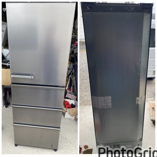 お薦め品‼️自動製氷あり‼️AQUA4ドア冷蔵庫430L2021年
