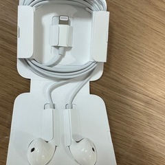 Apple純正イヤホン　未使用の画像