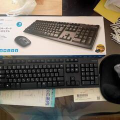 【2つセット】ELECOM ワイヤレスキーボード＆マウスセット