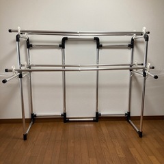 室内物干し　コンパクト収納