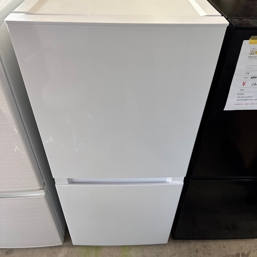 【美品】【2024年製】ハイアール冷凍冷蔵庫 ホワイト [2ドア /右開きタイプ /121L]