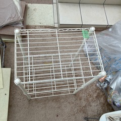 メタルラック白　③