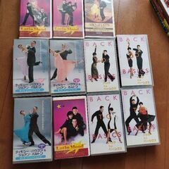 社交ダンス　ビデオ（VHS）11本