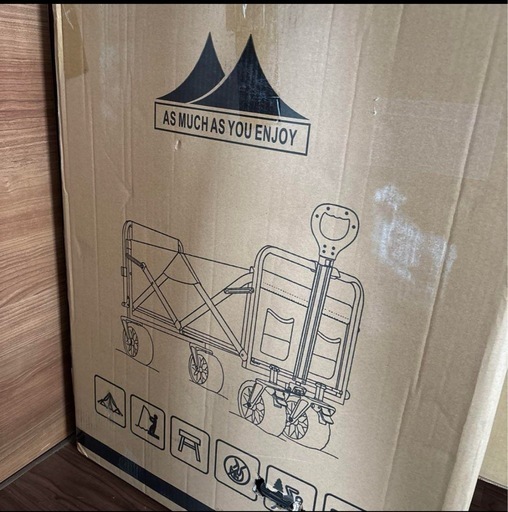 【新品】キャリーワゴン カート 折りたたみ アウトドア キャンプ
