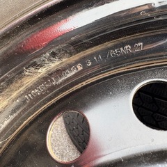 デリカD5 鉄っちんホイール４本セットの画像