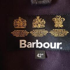 Barbourコートの画像
