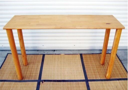 木製作業机 高さ73x幅120x奥行40㎝ テーブル コンパクト シンプル 北欧