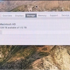 iMac 21.5inch i7 8GB 1.12TB fusion drive late 2013の画像