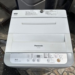 【引取】Panasonicパナソニック 洗濯機 5kg NA- F50B10★2017年製★動作確認済みの画像