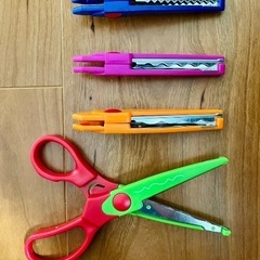 【未使用】クラフトはさみの画像