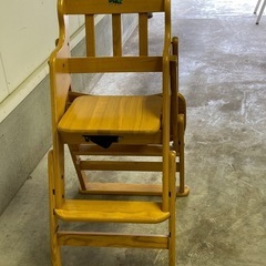 折りたたみベビーチェアの画像