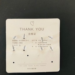 新品ピアスの画像