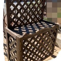 ☆★ 木製のエアコン室外機カバー★☆の画像