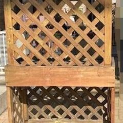 ☆★ 木製のエアコン室外機カバー★☆の画像