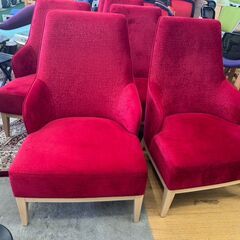 【愛品館八千代店】1人掛けソファ　RED