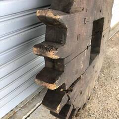 木製の歯車 A30 農具 古民具 DIYの画像