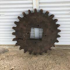 木製の歯車 A30 農具 古民具 DIYの画像
