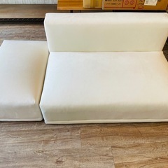 未使用品✨オットマン付　コンパクトソファ❗️【グッディーズ】