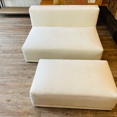 最終値下⤵️未使用品✨オットマン付　コンパクトソファ❗️【グッディーズ】の画像