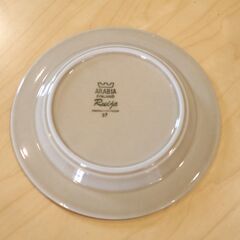 フィンランドARABIA(アラビア)社、Ulla Procope(ウラ・プロコッペ)デザインのRUIJA(ルイヤ/ルイージャ)ヴィンテージプレート♪北欧食器らしい温かな雰囲気が魅力的です！ の画像