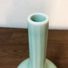 有田焼　琥山窯・花瓶・花器・一輪挿し青磁　未使用花器 花生 花入　インテリア小物KOZANの画像