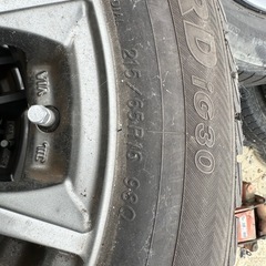 ヴェルファイア　タイヤセット　溝ありの画像