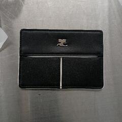 0607-260 クレージュ レザー　パスケース カードケース