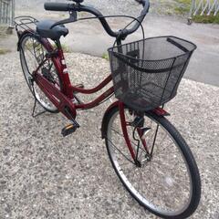 m.c.eDAIA！26インチ変速無し自転車！フロントタイヤ新品！の画像