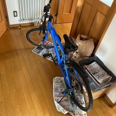 美品！室内保管！22インチ クロスバイクの画像