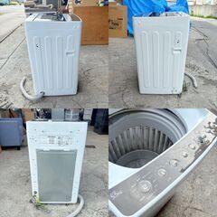 【❗️✨美品✨❗️】Haier 全自動洗濯機 JW-C55A（5.5kg・2015年製）スリムボディ 清掃＆動作確認済み！の画像