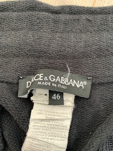 【希少】DOLCE&GABBANA 黒 スウェットパンツ