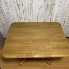 昇降式ダイニングテーブル 4人用の画像